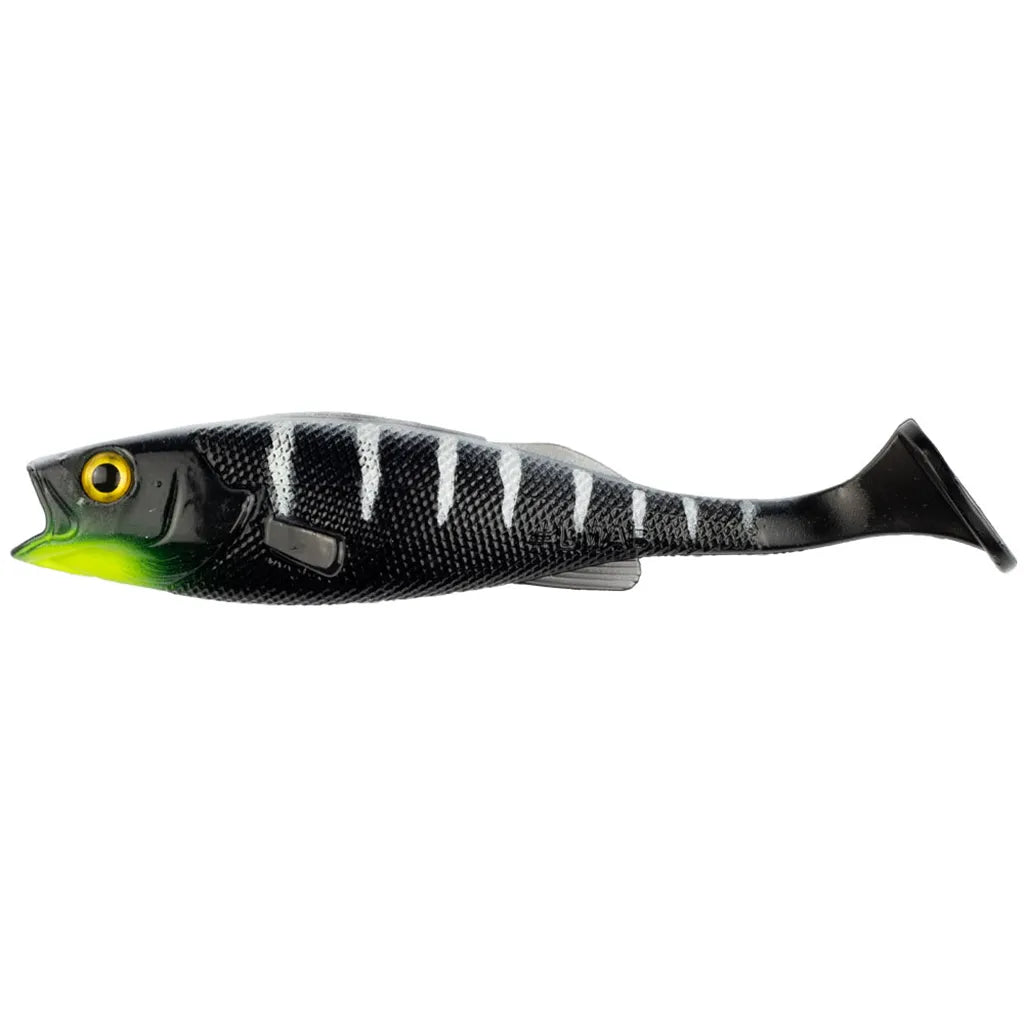 LMAB KOFI Perch Shad 18cm: Black Tiger UV