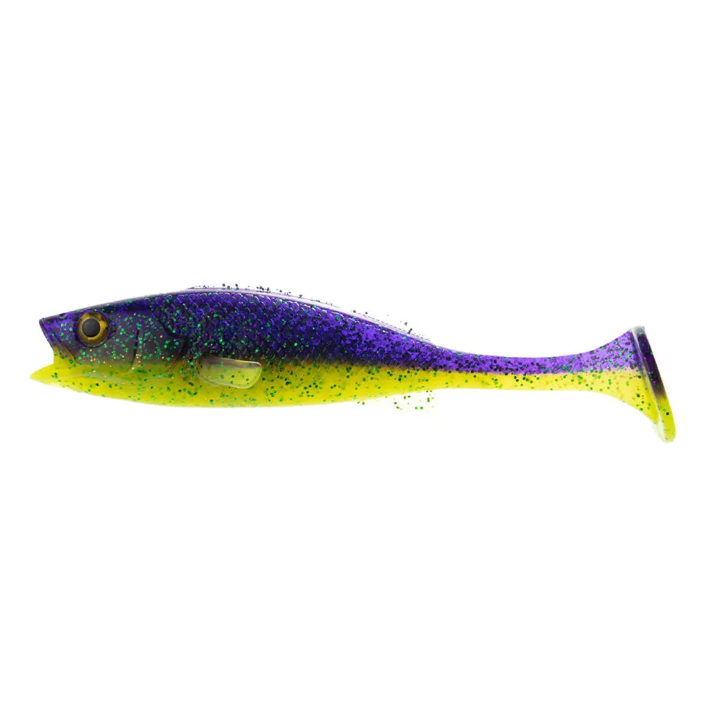 LMAB KOFI Perch Shad 9cm: Purple Rave UV