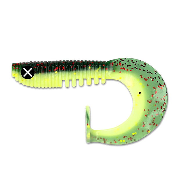 Monkey Lures Curly Lui 10cm: Chilli Cheese