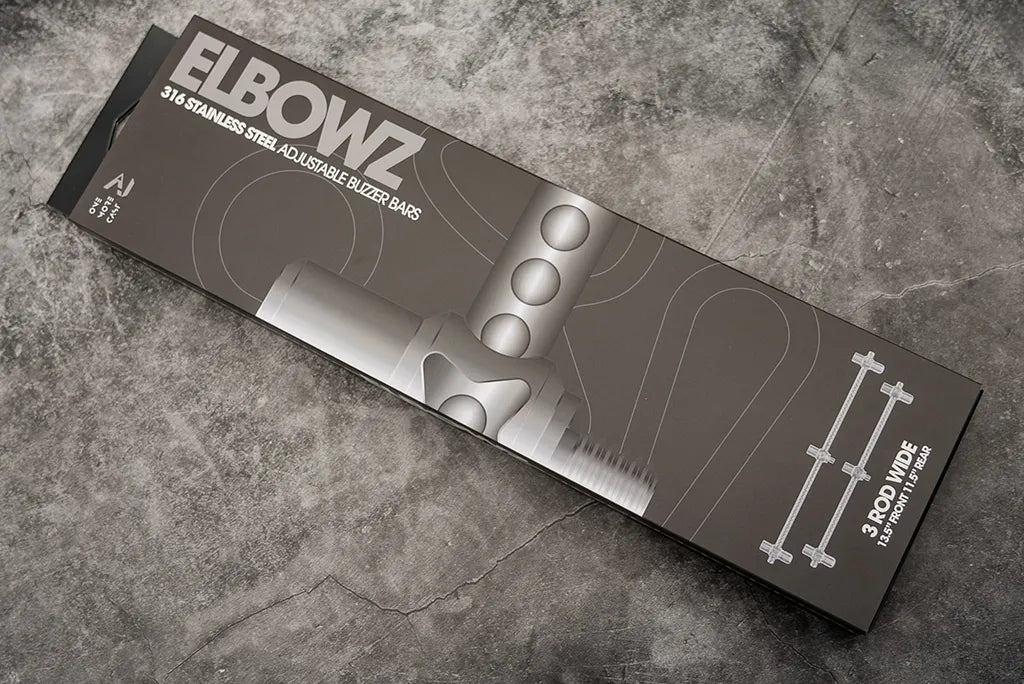 OMC ELBOWZ 3 Rod Wide Stainless Steel