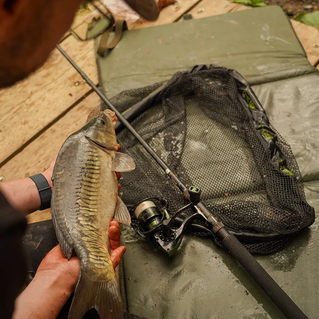 OMC FC Feeder Combo: 10ft Feeder Rod + Reel loaded with mono