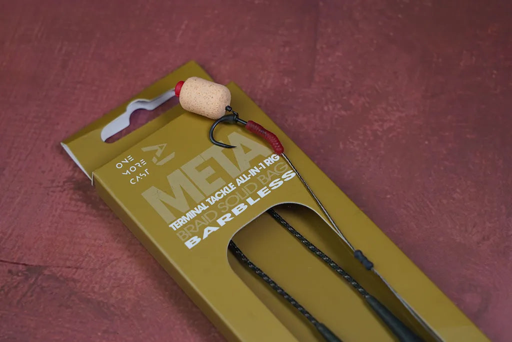 OMC META ALL-IN-1 RIG BRAID SOLID BAG: Barbless