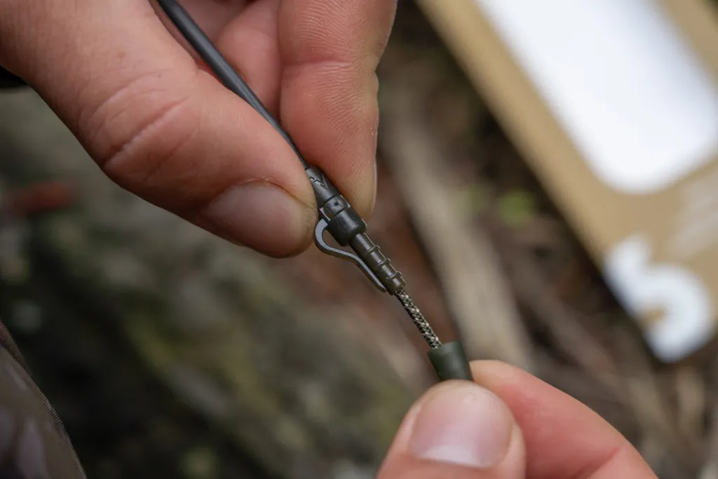 OMC META ALL-IN-1 RIG COATED BRAID LEAD CLIP: Barbless