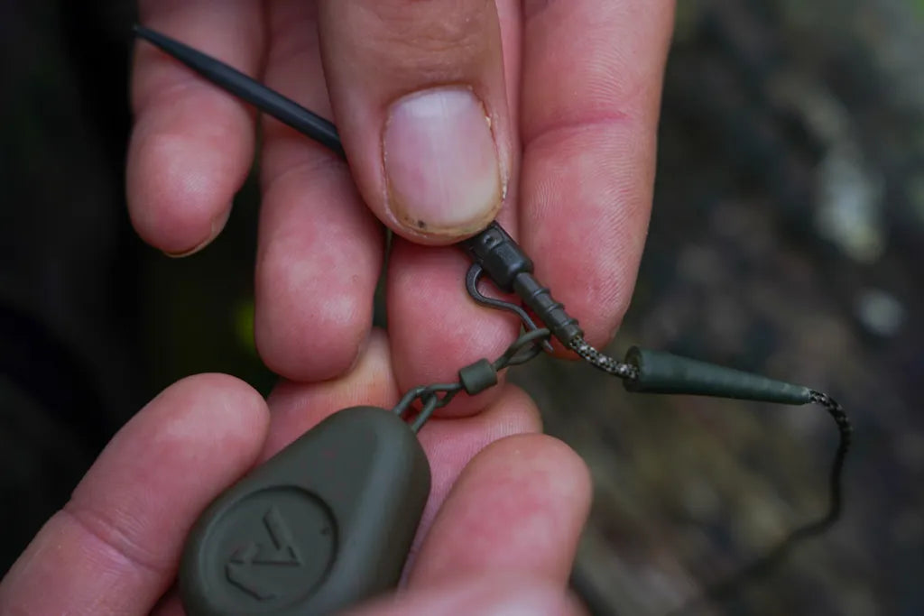 OMC META ALL-IN-1 RIG COATED BRAID LEAD CLIP: Barbless