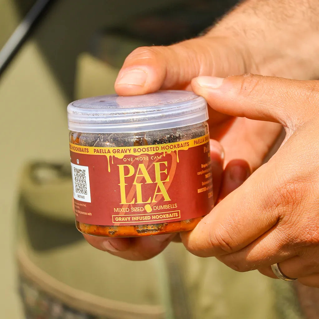 OMC Paella Gravy Infused Hookbaits: 12x16mm & 14x18mm