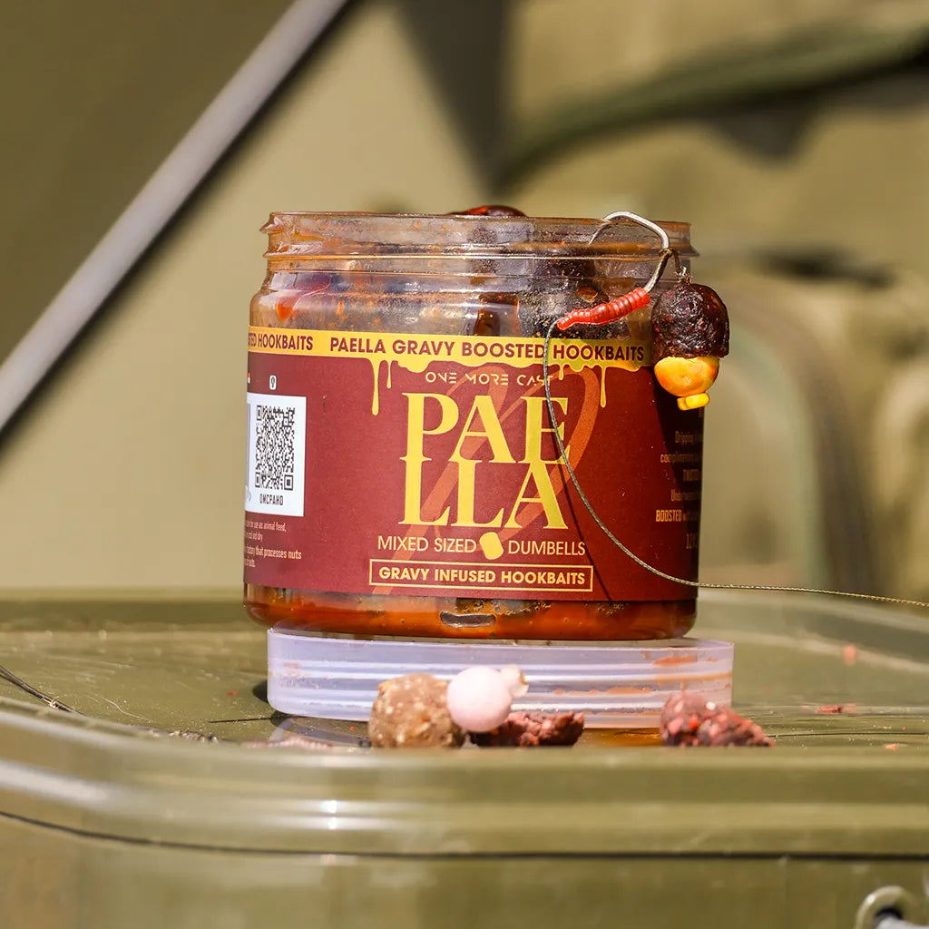 OMC Paella Gravy Infused Hookbaits: 12x16mm & 14x18mm