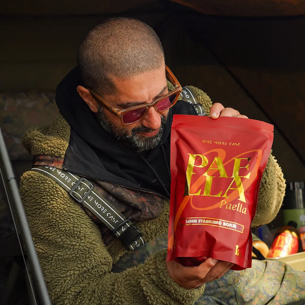 OMC Paella Stabilised Boilie 14mm: 1kg Bag