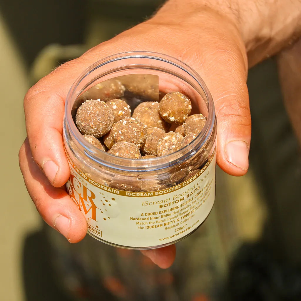 OMC iScream Boosted Cured Hardened Hookbaits: 15mm & 18mm