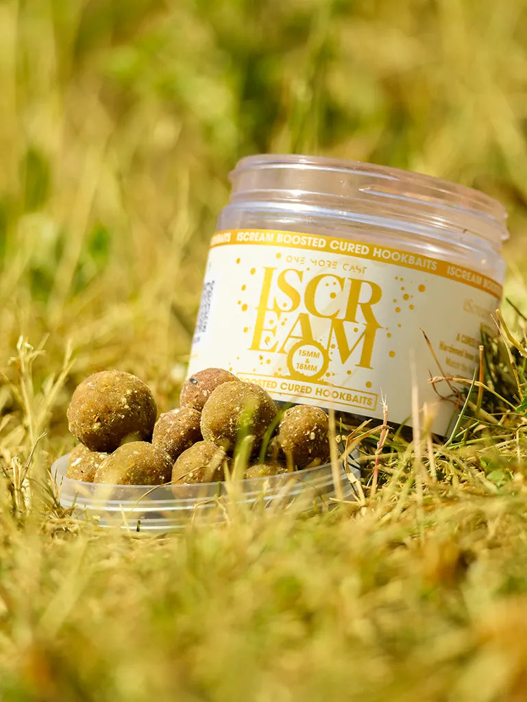 OMC iScream Boosted Cured Hardened Hookbaits: 15mm & 18mm
