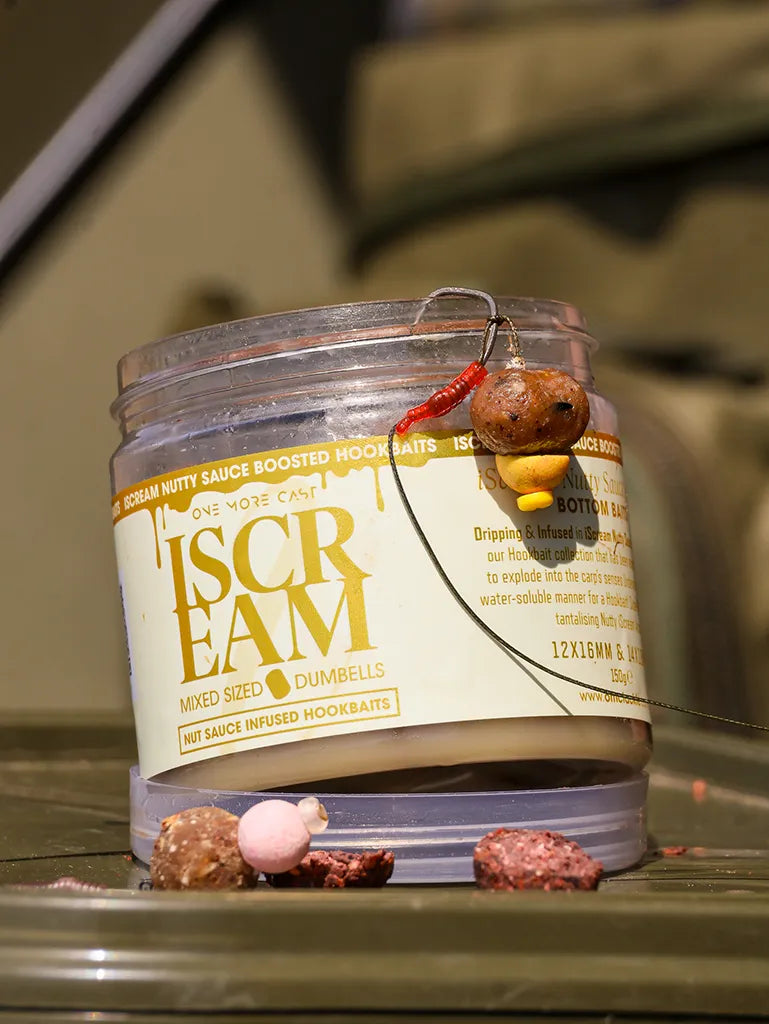 OMC iScream Nutty Sauce Infused Hookbaits: 12x16mm & 14x18mm