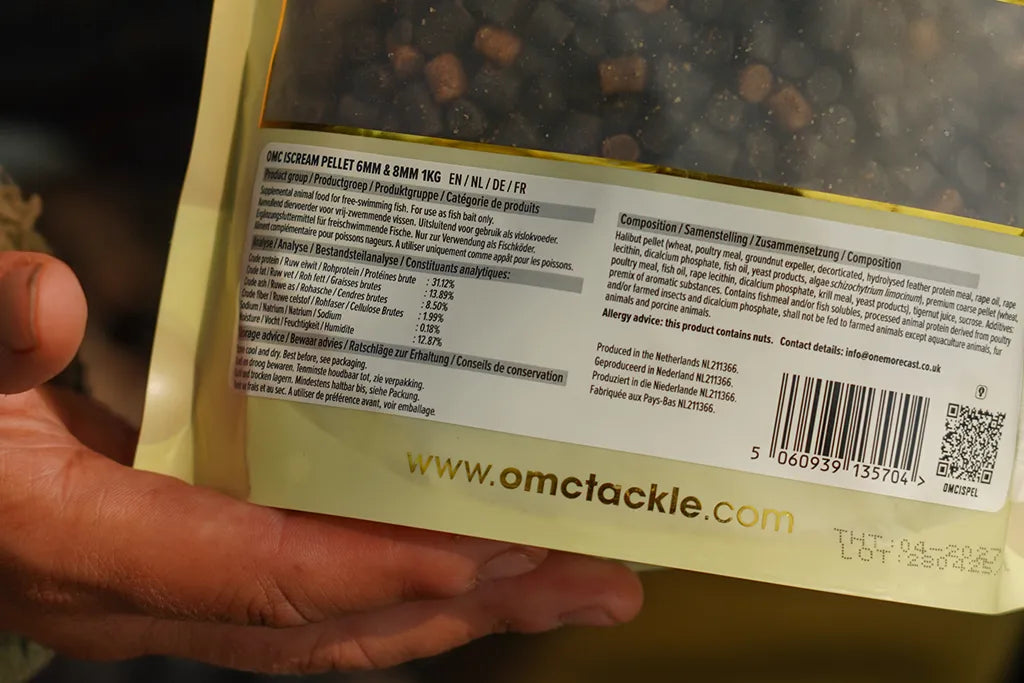OMC iScream Pellet Mix: 6mm & 8mm: 1kg bag
