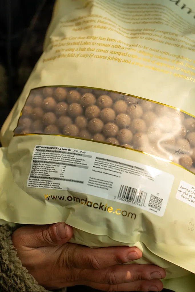 OMC iScream Stabilised Boilie 14mm: 5kg Bag