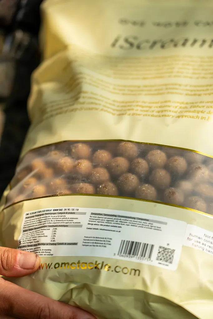 OMC iScream Stabilised Boilie 18mm: 5kg Bag