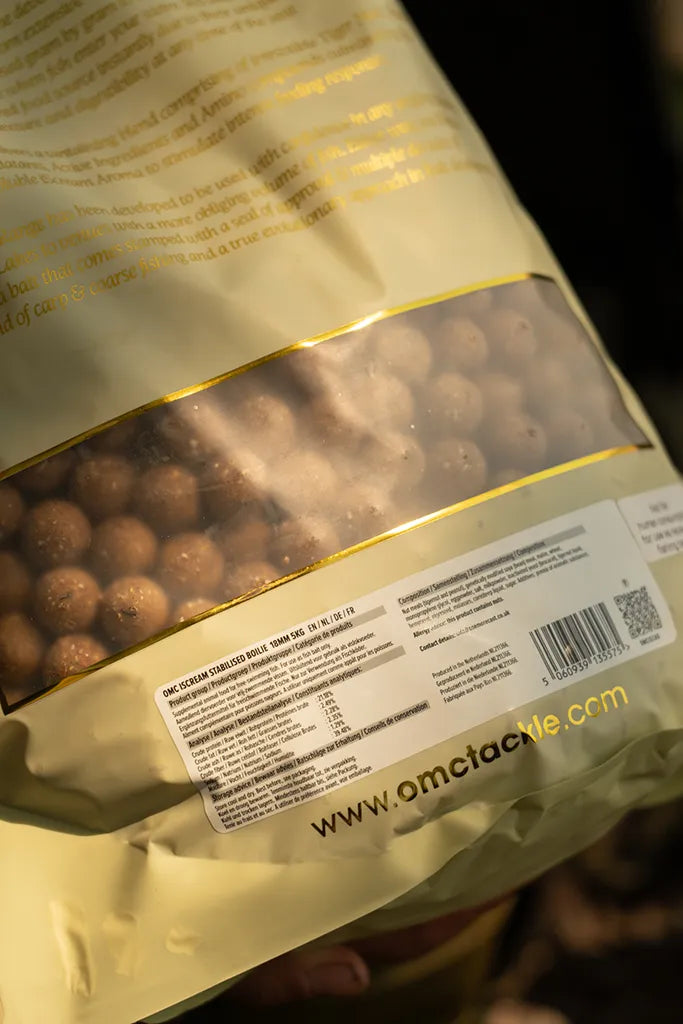 OMC iScream Stabilised Boilie 18mm: 5kg Bag