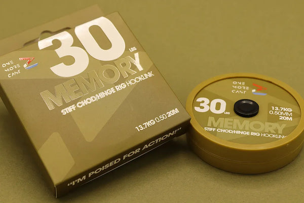 Твърд монофилен повод MEMORY STIFF CHOD/HINGE RIG 30lbs