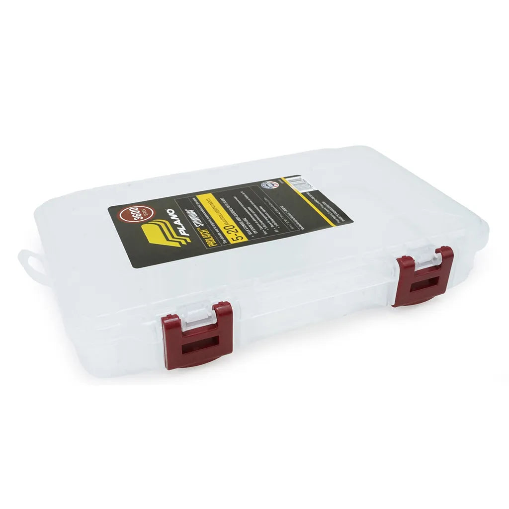 Plano 3600N fishing tackle box: top view